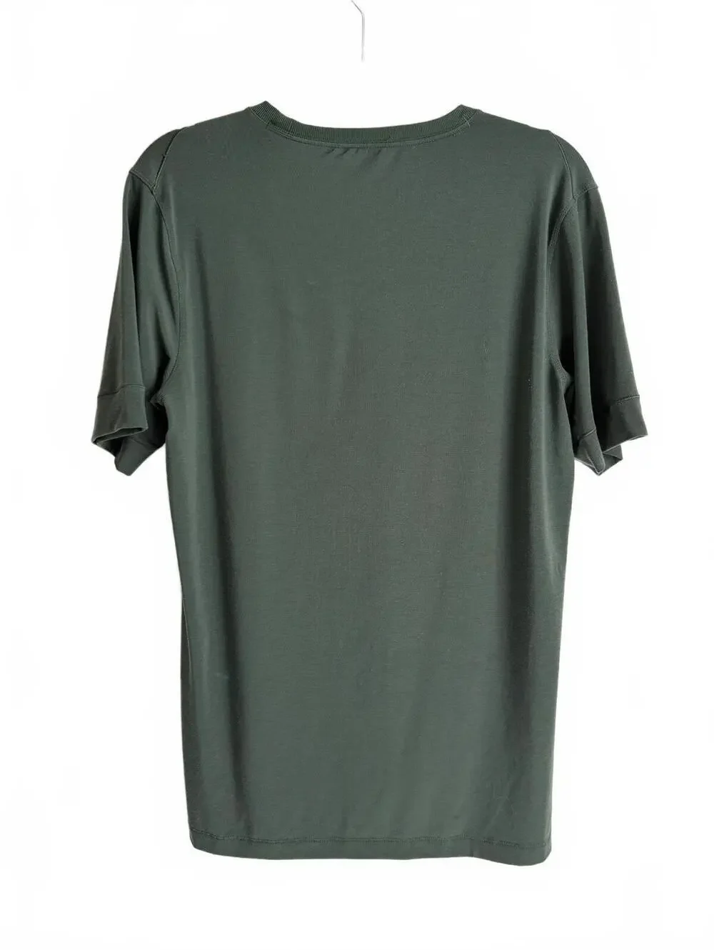 Nike | Men’s Dark Green Dri-Fit Short Sleeve Soft Stretchy Side Slit Size L